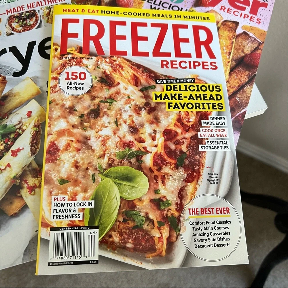 ❌New! $62 Retail Value! Set of 5 Quick and easy meals Themed Magazines